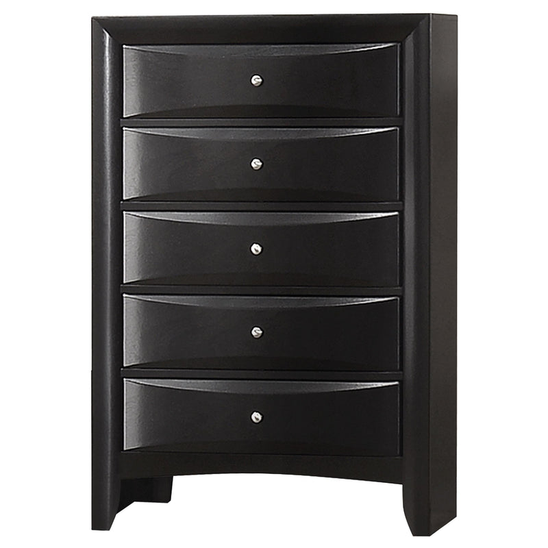 Briana 5-piece California King Bedroom Set Black - 202701KW-S5