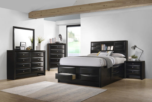 Briana 5-piece Eastern King Bedroom Set Black - 202701KE-S5