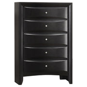 Briana 5-piece Eastern King Bedroom Set Black - 202701KE-S5