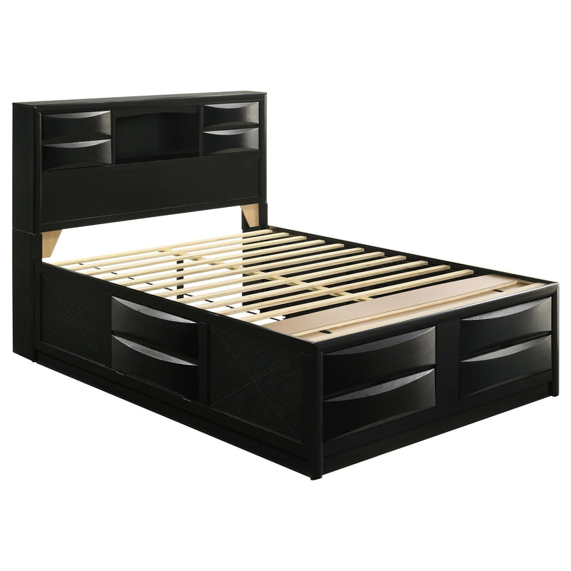 Briana 5-piece Queen Bedroom Set Black - 202701Q-S5