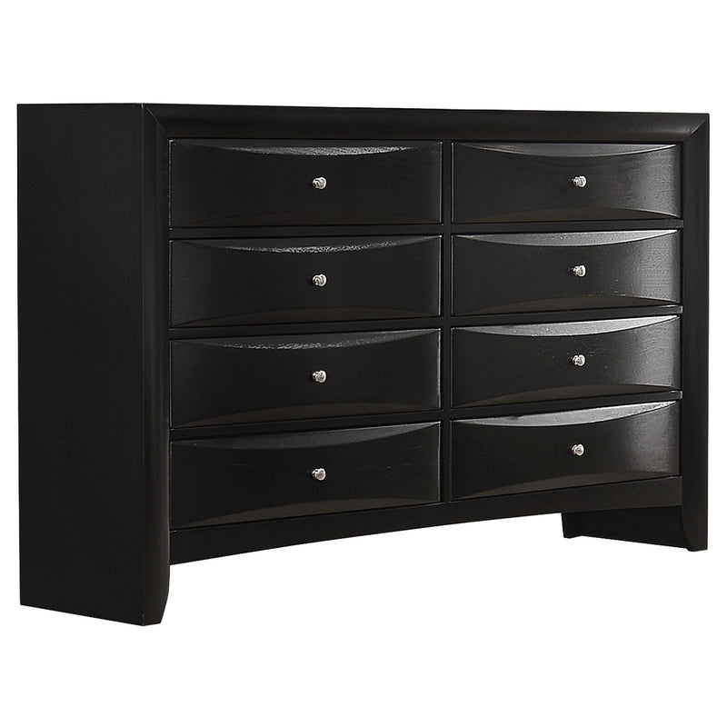 Briana 8-drawer Dresser Black - 200703