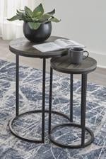 Briarsboro Black/Gray Accent Table (Set of 2) - Lara FurnitureTable