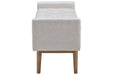 Briarson Beige/Brown Storage Bench - Gate FurnitureAccent Bench