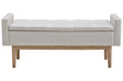 Briarson Beige/Brown Storage Bench - Gate FurnitureAccent Bench