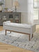 Briarson Beige/Brown Storage Bench - Gate FurnitureAccent Bench