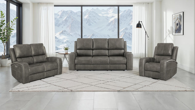 Brickston Triple Power Swivel Glider Recliner Charcoal - 603433PPP