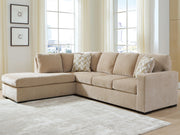 Bridgepoint Almond 2-Piece Sleeper Sectional with Chaise - PC69507S4