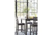 Bridson Gray Counter Height Dining Table and Bar Stools (Set of 5) - Lara FurnitureDining Room Set