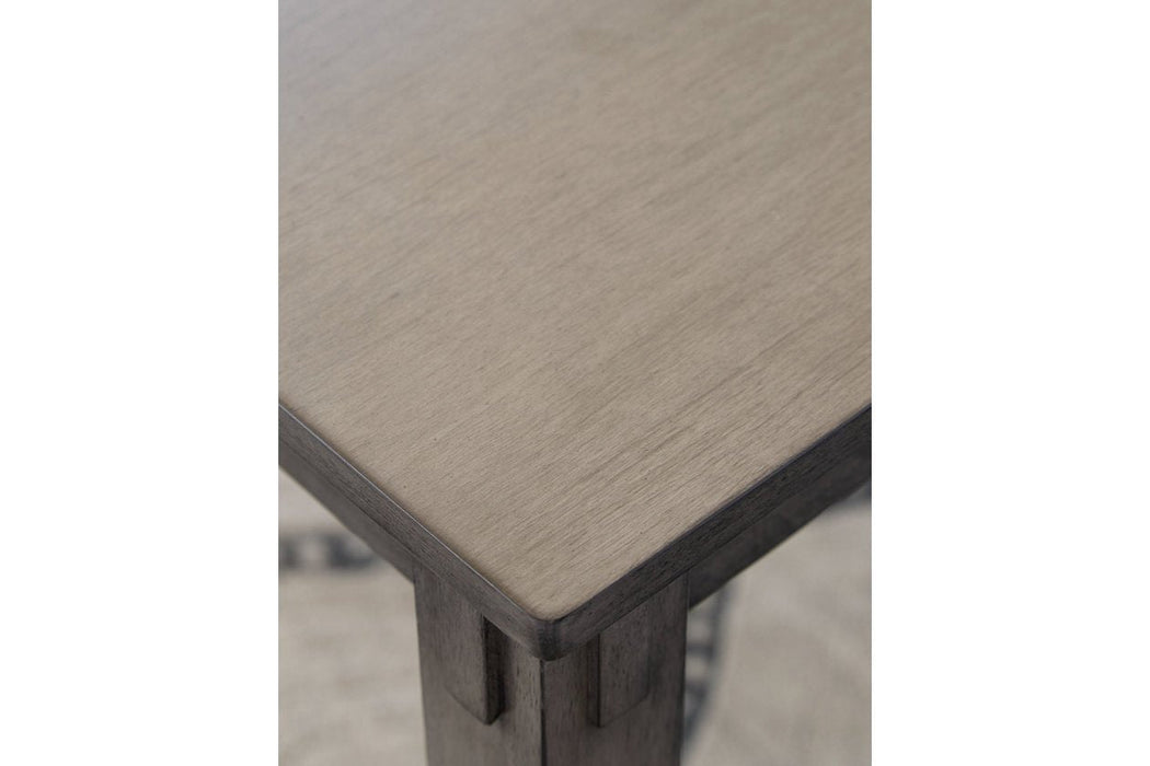 Bridson Gray Dining Table and Chairs with Bench (Set of 6) - Gate FurnitureDining Room Set