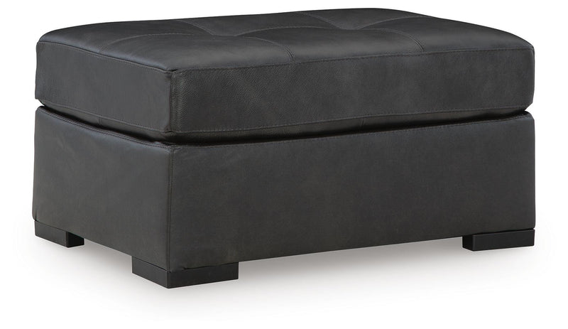 Brindley Pier Fog Oversized Accent Ottoman - 9950308