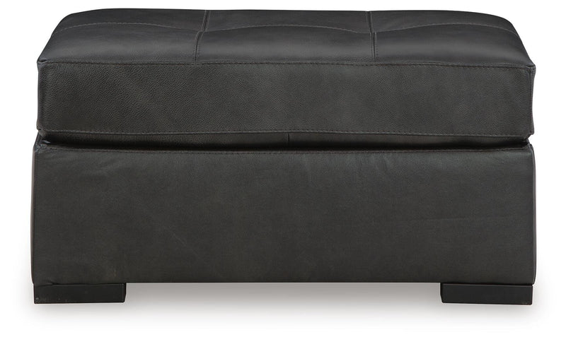Brindley Pier Fog Oversized Accent Ottoman - 9950308