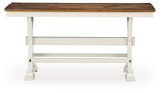 Brinfern Brown/Antique White 48" Counter Height Bench - PCD628-09
