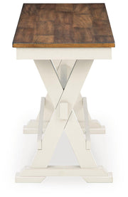 Brinfern Brown/Antique White 48" Counter Height Bench - PCD628-09