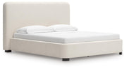 Brintstreet Beige California King Upholstered Bed - PCB401-95