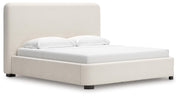 Brintstreet Beige King Upholstered Bed - PCB401-82
