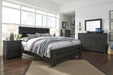 Brinxton Black King Panel Bed - Gate FurnitureKing Bed