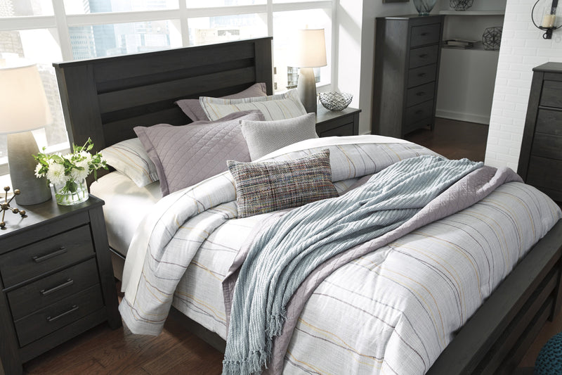 Brinxton Black Panel Bedroom Set - Gate FurnitureBedroom Set