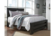 Brinxton Charcoal Queen Panel Bed - Gate FurnitureQueen Bed