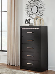 Brizmore Black Chest of Drawers - PCB2611-46