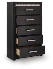 Brizmore Black Chest of Drawers - PCB2611-46