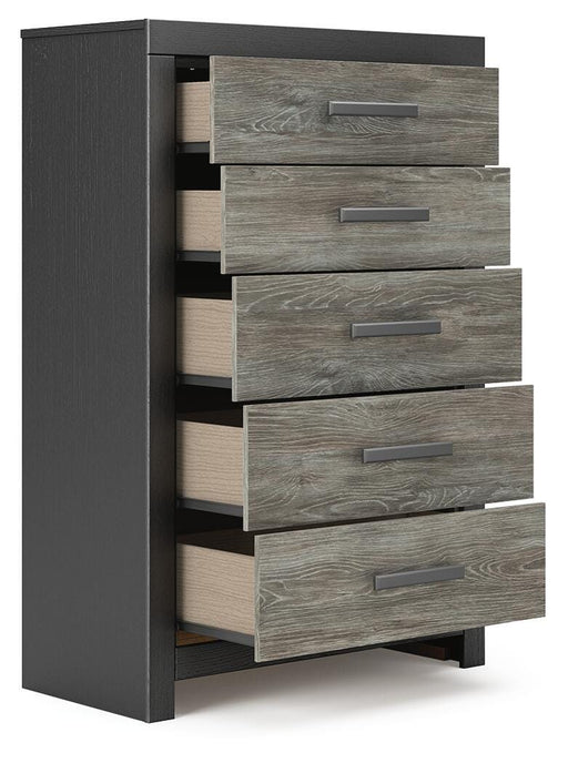 Broachmyn Black/Gray Chest of Drawers - PCB1118-46