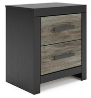 Broachmyn Black/Gray Nightstand - PCB1118-92
