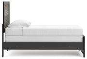 Broachmyn Black/Gray Twin Panel Bed - PCB1118B8