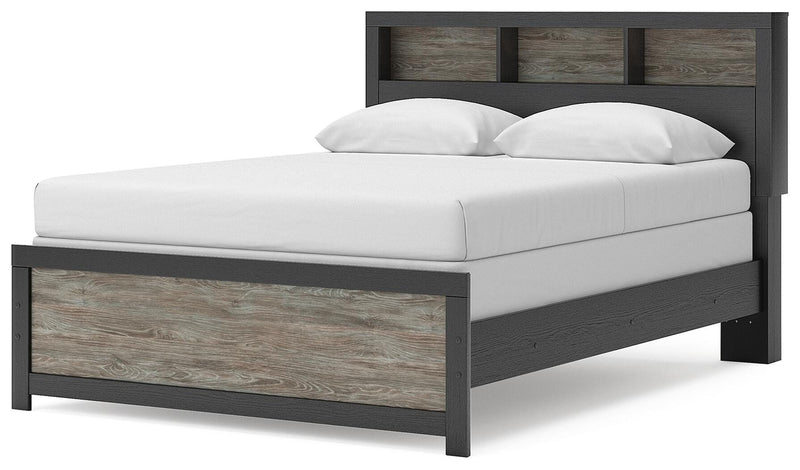 Broachmyn Queen Bookcase Bed, Chest and Nightstand - PCB1118B26