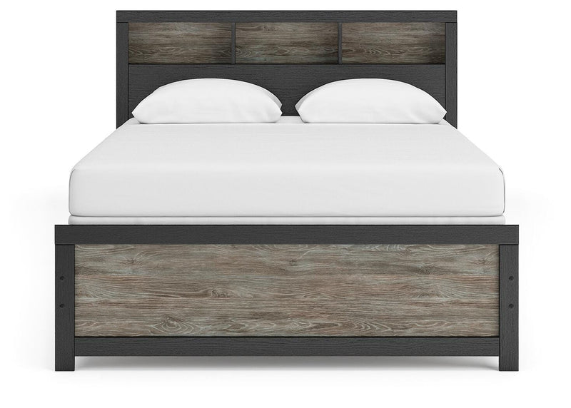 Broachmyn Queen Bookcase Bed, Chest and Nightstand - PCB1118B26