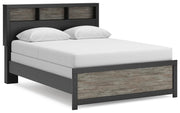 Broachmyn Queen Bookcase Bed, Dresser and Mirror - PCB1118B3
