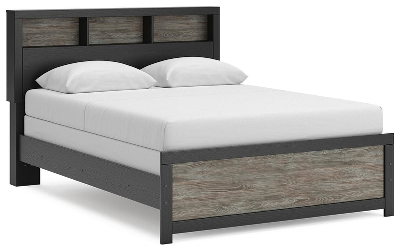 Broachmyn Queen Bookcase Bed, Dresser and Mirror - PCB1118B3
