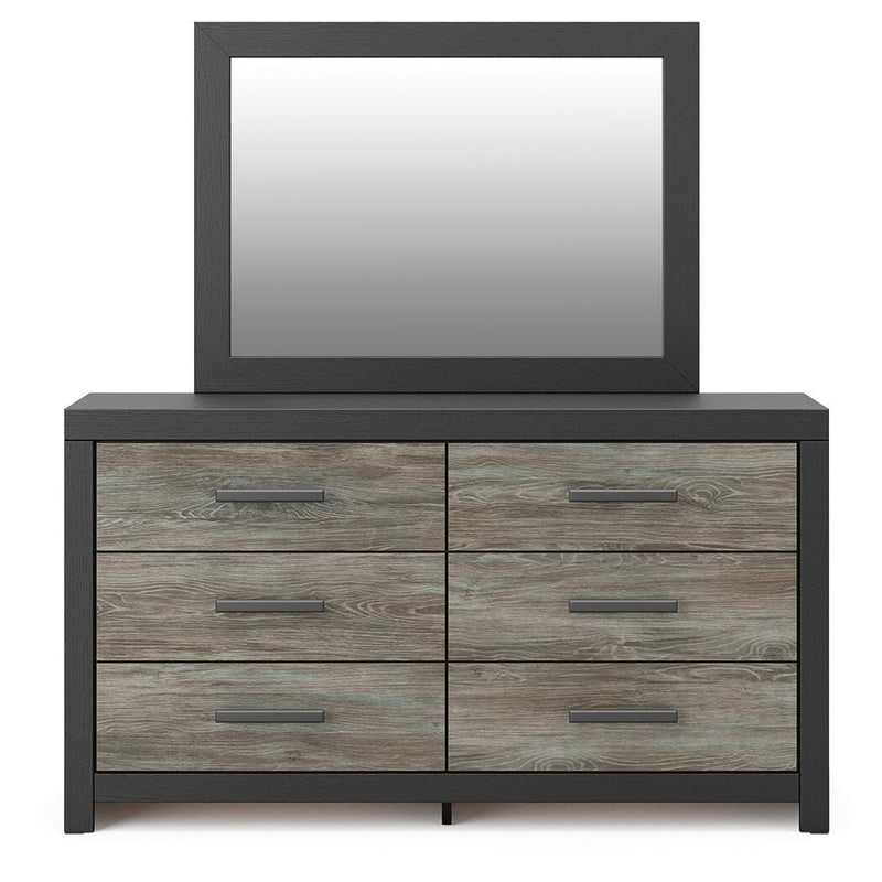 Broachmyn Queen Panel Bed, Dresser, Mirror and Nightstand - PCB1118B27