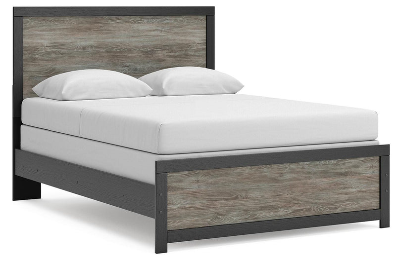 Broachmyn Queen Panel Bed, Dresser, Mirror and Nightstand - PCB1118B27