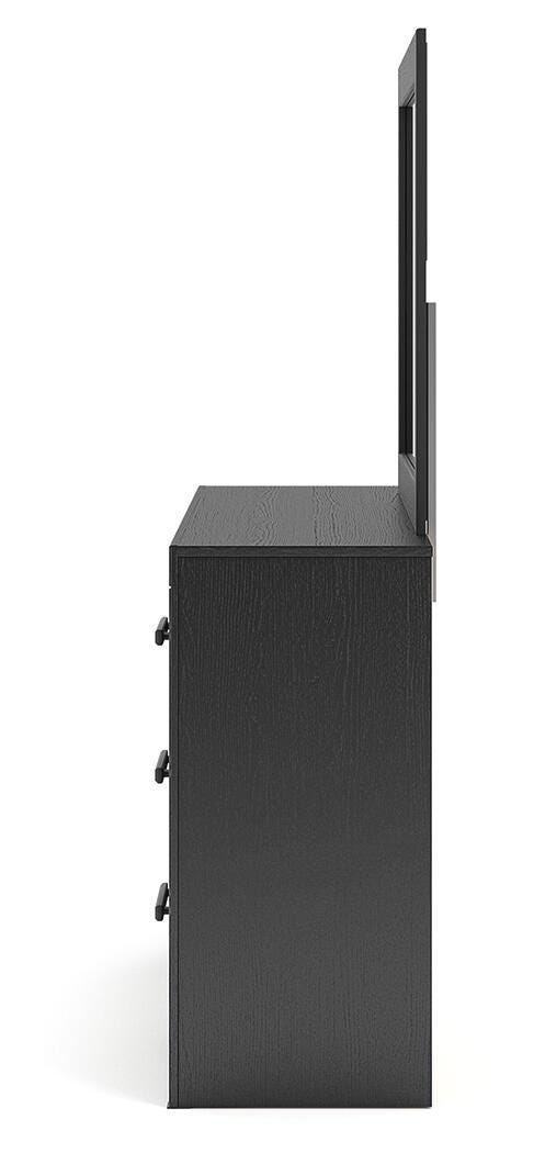 Broachmyn Queen Panel Bed, Dresser, Mirror and Nightstand - PCB1118B27