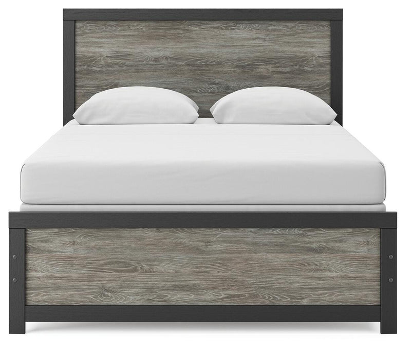 Broachmyn Queen Panel Bed, Dresser, Mirror and Nightstand - PCB1118B27