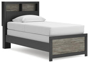 Broachmyn Twin Bookcase Bed, Dresser and Mirror - PCB1118B14