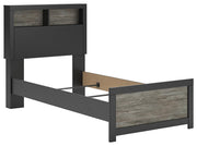 Broachmyn Twin Bookcase Bed, Dresser and Mirror - PCB1118B14