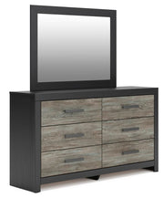 Broachmyn Twin Bookcase Bed, Dresser and Mirror - PCB1118B14