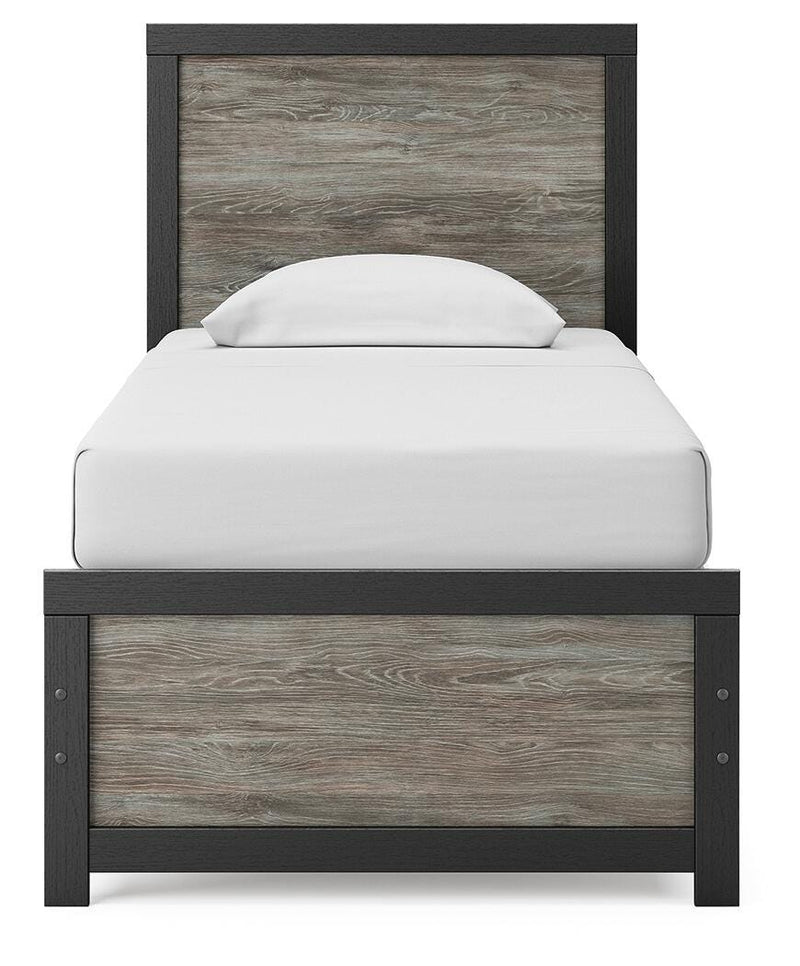 Broachmyn Twin Panel Bed, Dresser and Mirror - PCB1118B10