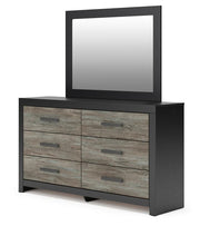 Broachmyn Twin Panel Bed, Dresser and Mirror - PCB1118B10