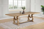 Brockway 104-inch Extension Leaf Dining Table Barley Brown - 110291