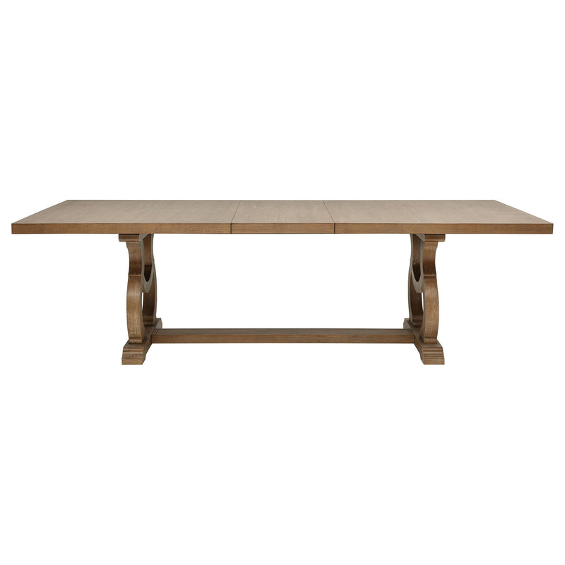 Brockway 104-inch Extension Leaf Dining Table Barley Brown - 110291