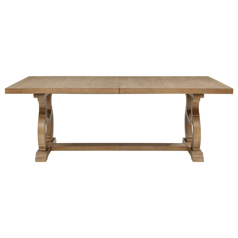 Brockway 104-inch Extension Leaf Dining Table Barley Brown - 110291