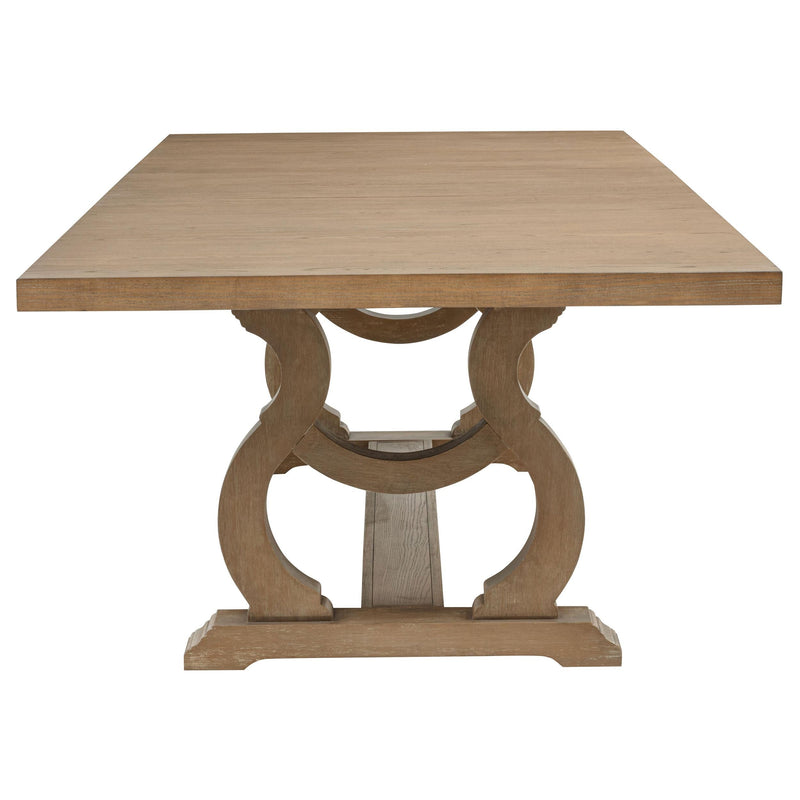 Brockway 104-inch Extension Leaf Dining Table Barley Brown - 110291