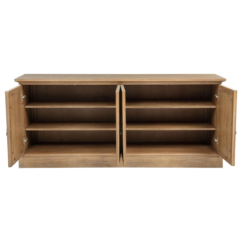 Brockway 4-door Dining Sideboard Buffet Cabinet Barley Brown - 110295