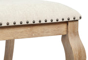 Brockway Upholstered Arm Chair Barley Brown (Set of 2) - 110293