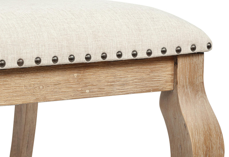 Brockway Upholstered Arm Chair Barley Brown (Set of 2) - 110293