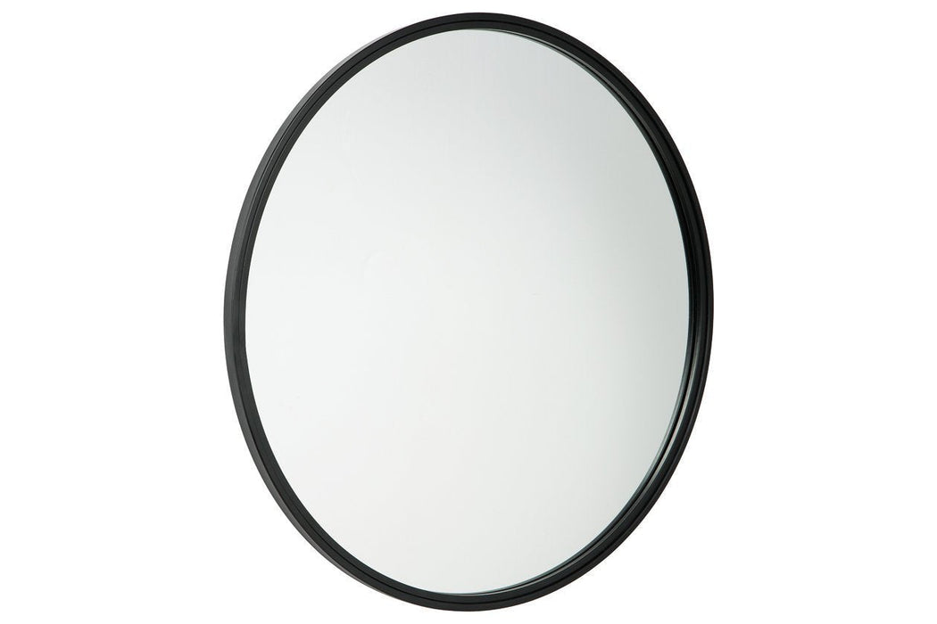 Brocky Black Accent Mirror - Gate FurnitureOther Products