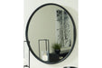 Brocky Black Accent Mirror - Gate FurnitureOther Products