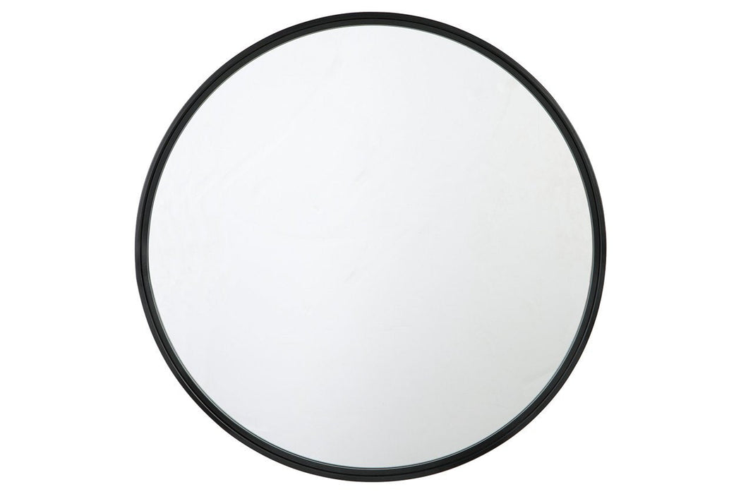 Brocky Black Accent Mirror - Gate FurnitureOther Products